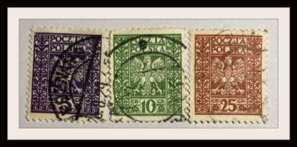 Poland Scott # 258-260 Used