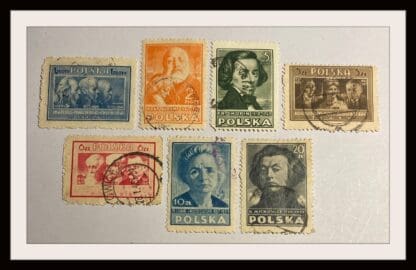 Poland Scott # 405-412 Used