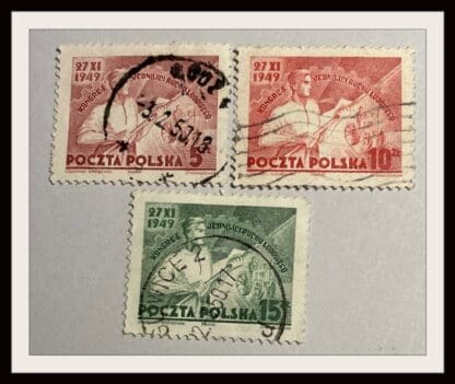 Poland Scott # 460-462 Used