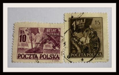 Poland Scott # 472-473 Used