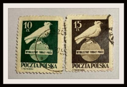 Poland Scott # 475-476 Used