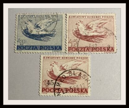 Poland Scott # 487-488/500 Used