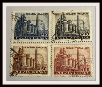 Poland Scott # 502-505 Used