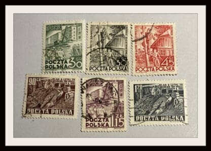 Poland Scott # 528-533 Used