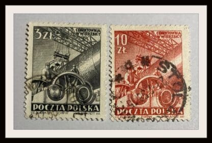 Poland Scott # 549-550 Used