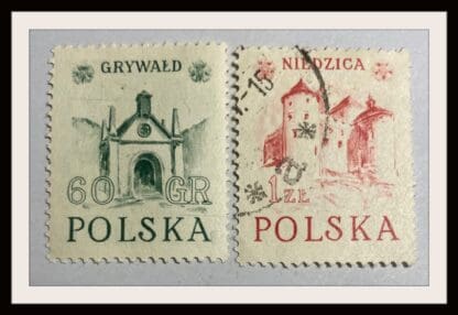 Poland Scott # 555-556 Used