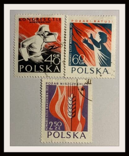 Poland Scott # 786-788 Used