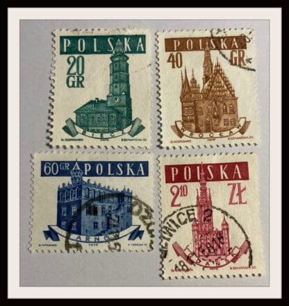 Poland Scott # 805-808 Used