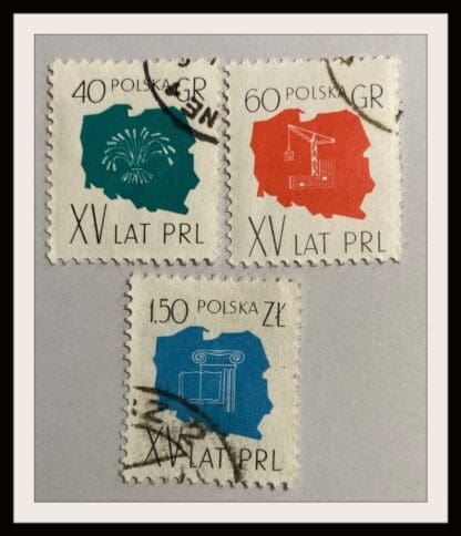 Poland Scott # 856-858 Used