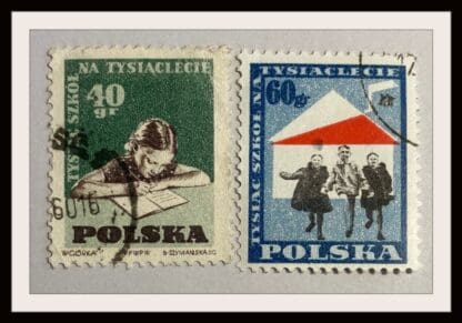 Poland Scott # 878-879 Used