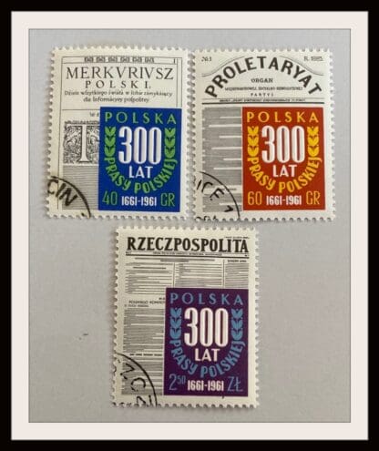 Poland Scott #966-968 Used