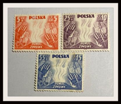 Poland Scott # B32-B34 Mint Hinged