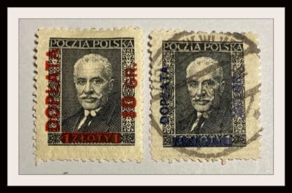 Poland Scott # J92-J93 Mint & Used