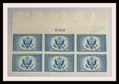 Scott # 771 Mint Hinged NGAI Plate Block