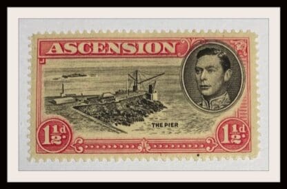 Ascension Scott # 42D Mint Hinged