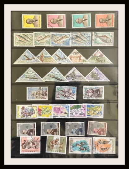 Belgium Congo,  Accumulation of Stamps