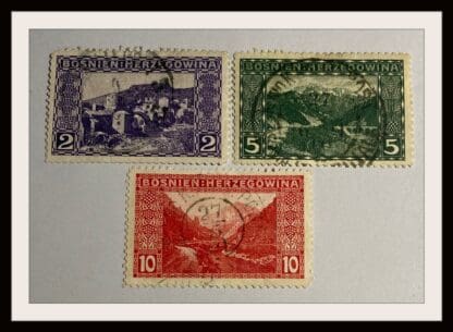 Bosnia Herzegovina Scott # 31/33/35 Used