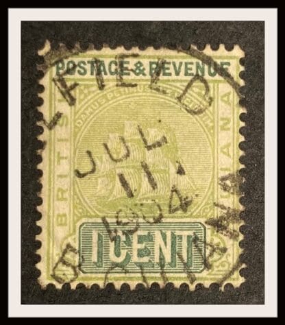 British Guiana Scott # 131a Used