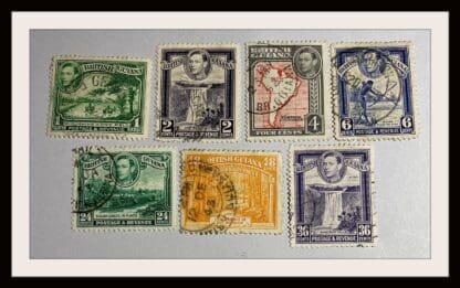 British Guiana Scott # 230-235 Used