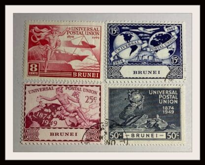 Brunei Scott #79-82 Mint & Used