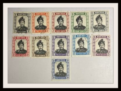 Brunei Scott # 83-93 Used