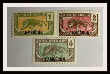 Cameroun Scott #147-149  Mint Hinged