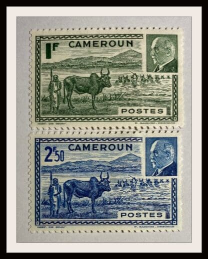 Cameroun Scott #281a-281b  Mint Hinged