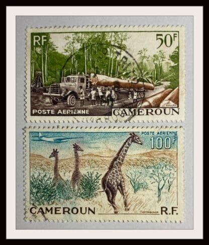 Cameroun Scott #C34-C35 Mint Hinged