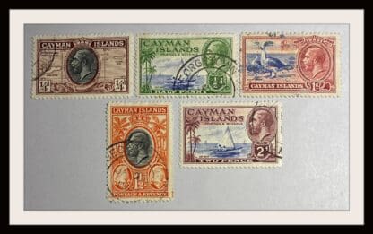 Cayman Islands Scott #85-89 Used