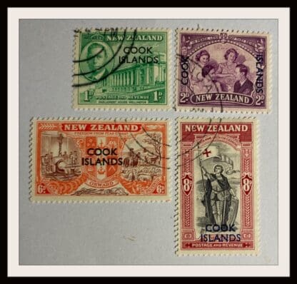 Cook Islands Scott #127-130 Used