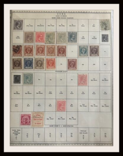 Cuba, Populated Collection of Stamps