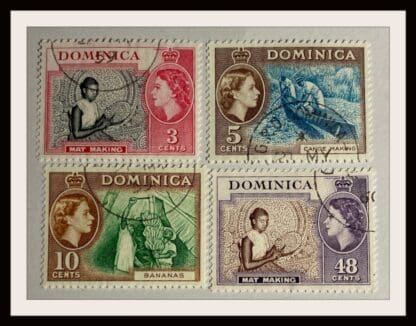 Dominica Scott #157-160 Used