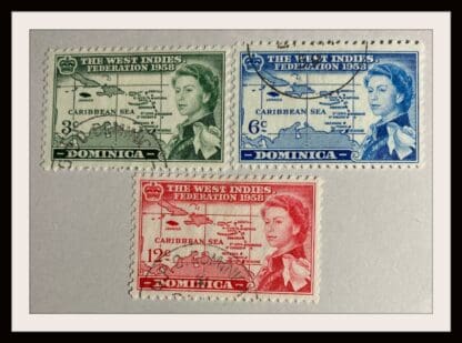 Dominica Scott #161-163 Used