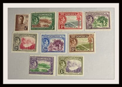 Dominica Scott #197-102/104/106/111 Mint Hinged