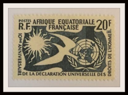 French Equatorial Africa # 202 Mint Hinged