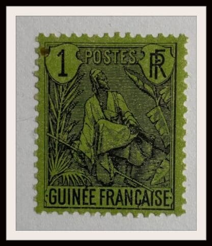 French Guinee  # 18 Mint Hinged