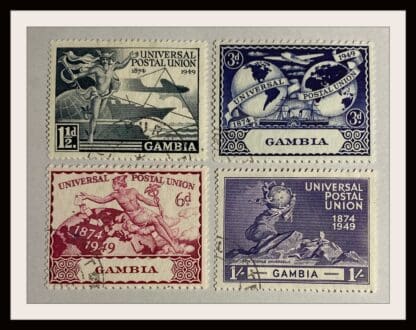 Gambia Scott # 148-151 Used