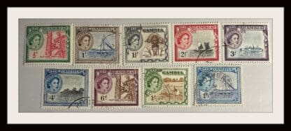 Gambia Scott # 153-161 Used