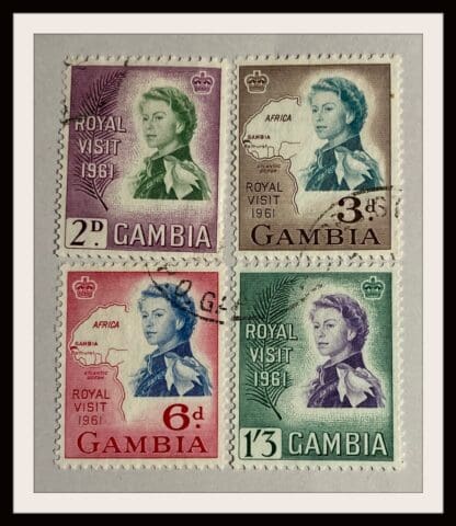 Gambia Scott # 168-171 Used