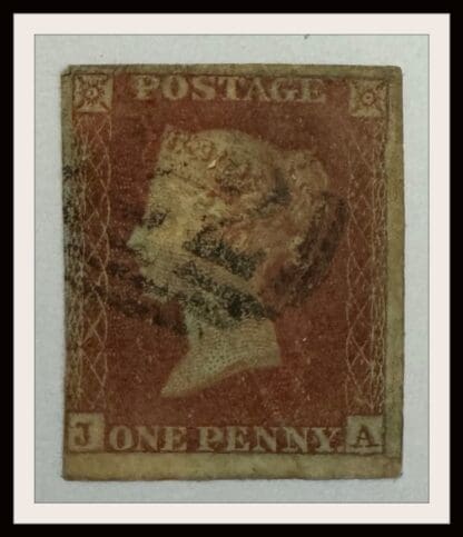 Great Britain Scott # 3 Used Plate # 97