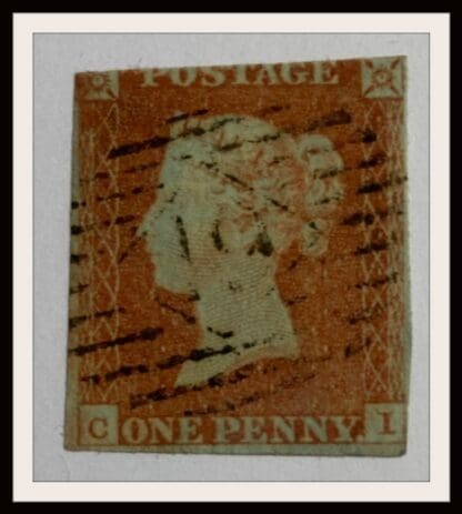 Great Britain Scott # 3 Used Plate # 33