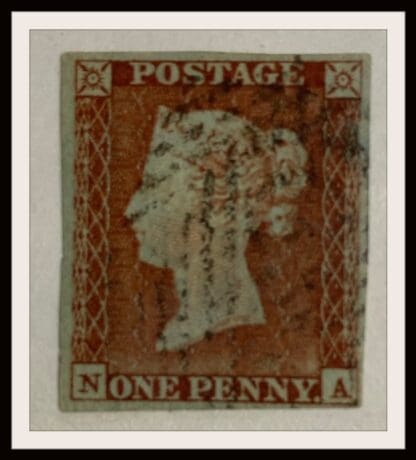 Great Britain Scott # 3 Used Plate # 157