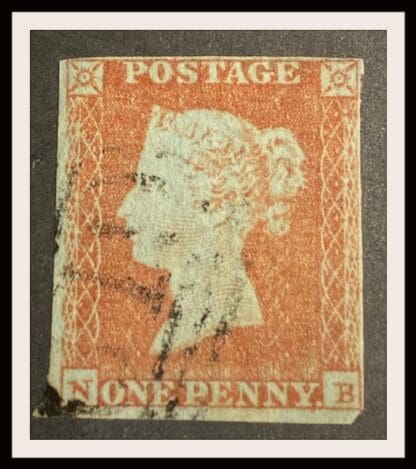 Great Britain Scott # 3 Used Plate # 158