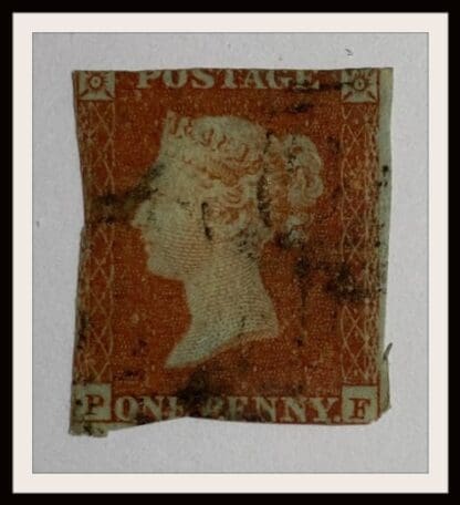 Great Britain Scott # 3 Used Plate # 186