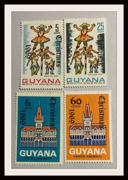 Guyana Scott # 102-105 Mint Hinged