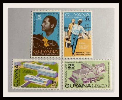 Guyana Scott # 106-109 Mint Hinged