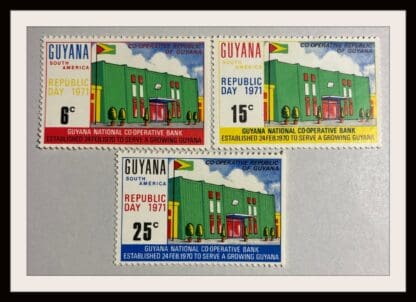 Guyana Scott # 122-124 Mint Hinged