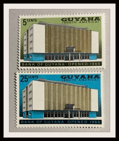 Guyana Scott # 24-25 Mint Hinged