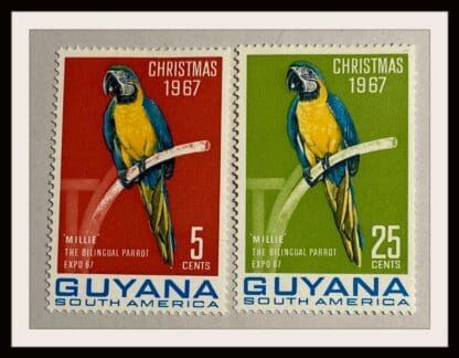 Guyana Scott # 34-35 Mint Hinged