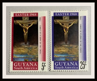 Guyana Scott # 54-55 Mint Hinged